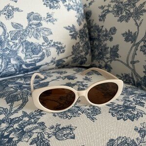 Anthropologie Cat eye Sunglasses with Brown Lenses
